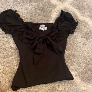 Princess Polly Black Bodysuit
